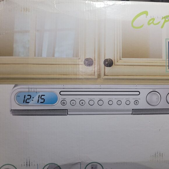 Gpx Capri Under Cabinet CD Player/Radio Mp3 Ready Space Saver AM /FM *New in Box - Picture 4 of 16
